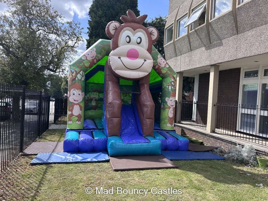 Monkey Bouncy Castle And Slide Hire Northampton